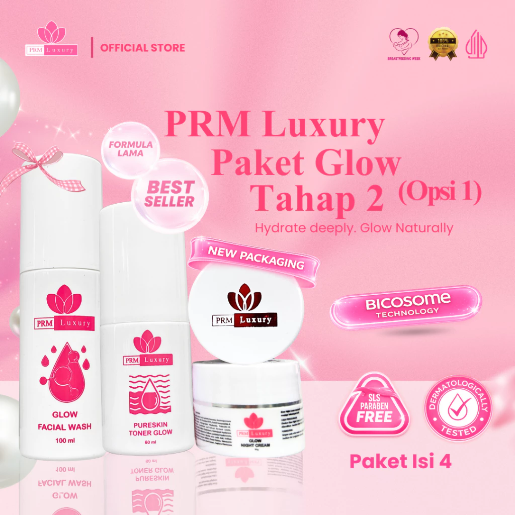 PRM LUXURY Paket Skincare Glow Tahap 2