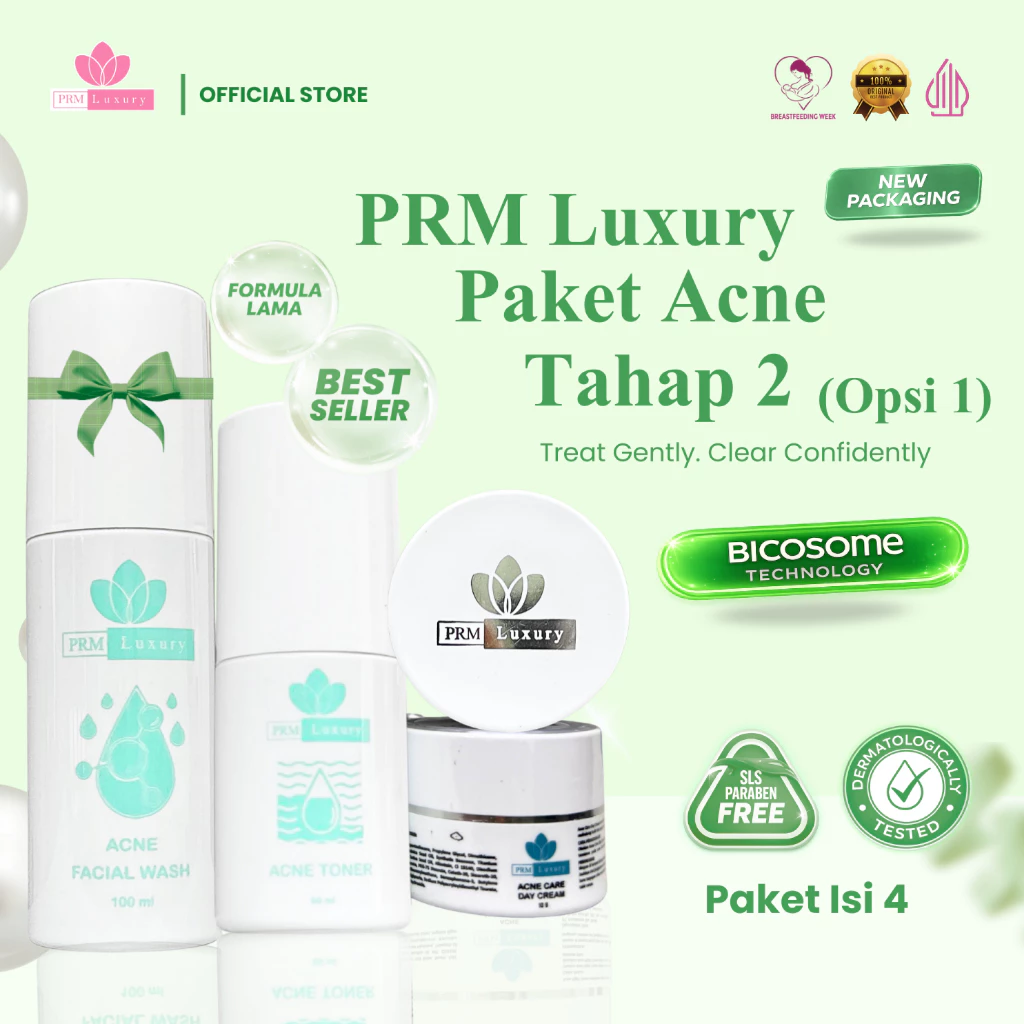 PRM LUXURY Paket Skincare Acne Tahap 2